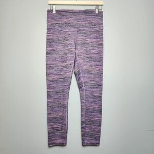 Lululemon High Times Pant Space Dye Camo Tender Violet Grape 7/8 Leggings